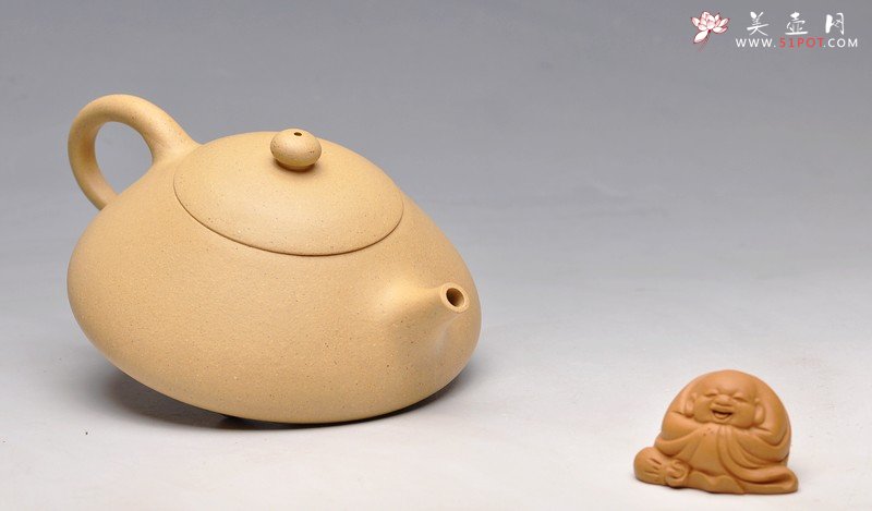 紫砂壶图片：非常漂亮的老本山段 仅此一把 西施瓢 - 美壶网