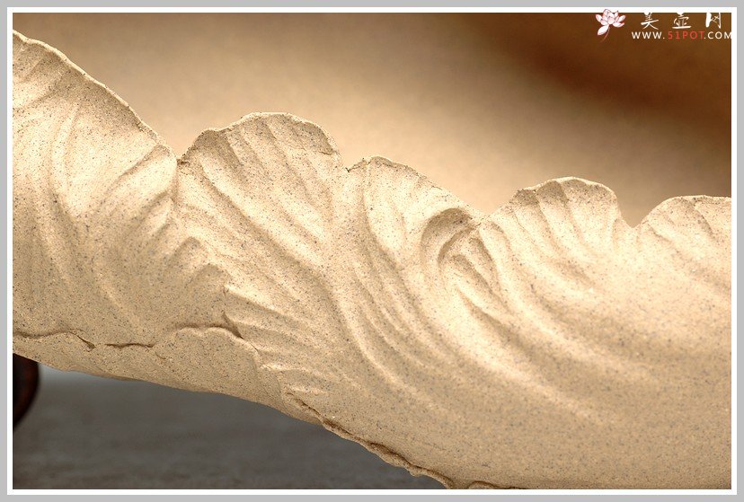 紫砂壶图片：白菜 百财 优质芝麻段 烟灰缸 水仙盆 - 美壶网