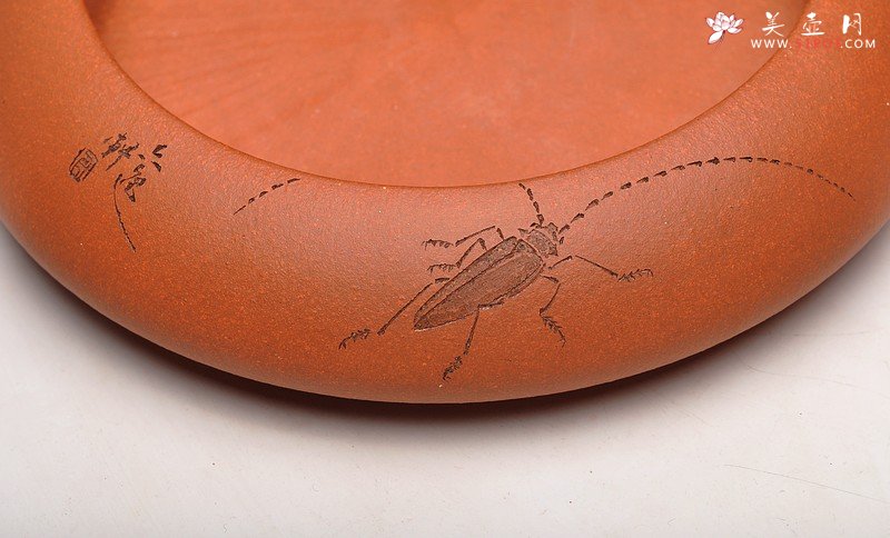 紫砂壶图片：天水牛 生动形象 文玩杂项 手工精品笔洗 - 美壶网