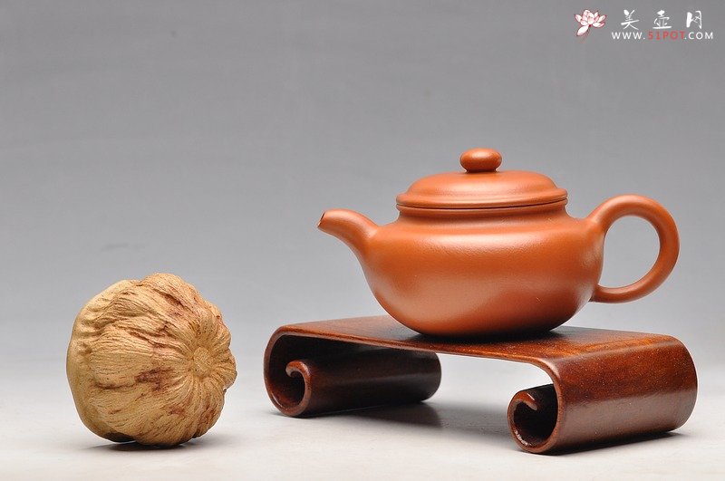 紫砂壶图片：朱泥小仿古 - 美壶网