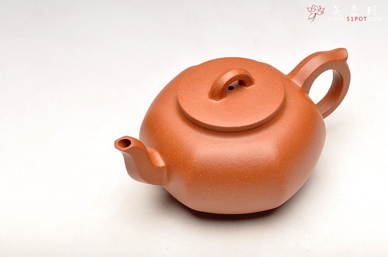 紫砂壶图片：浑方之美 寓圆于方  降坡泥六方宫灯 - 美壶网