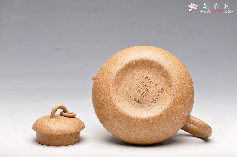 紫砂壶图片：优质段泥 漂亮优雅 矮葫芦 笑口常开 - 美壶网