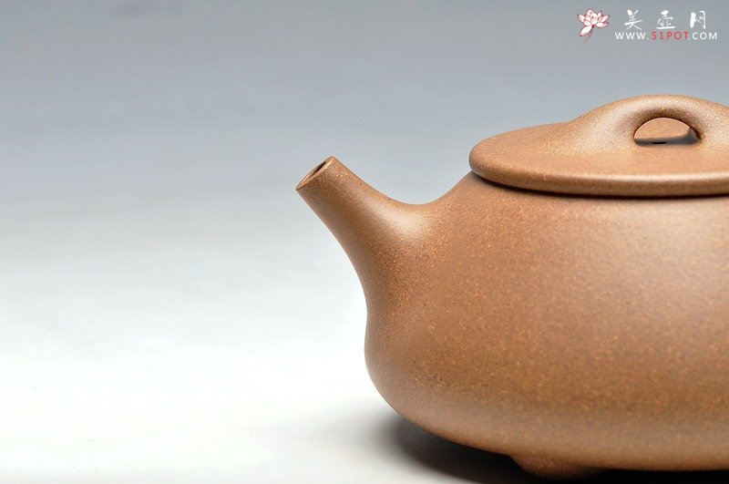 紫砂壶图片：实力性价比 老辣经典 全手中石瓢 - 美壶网