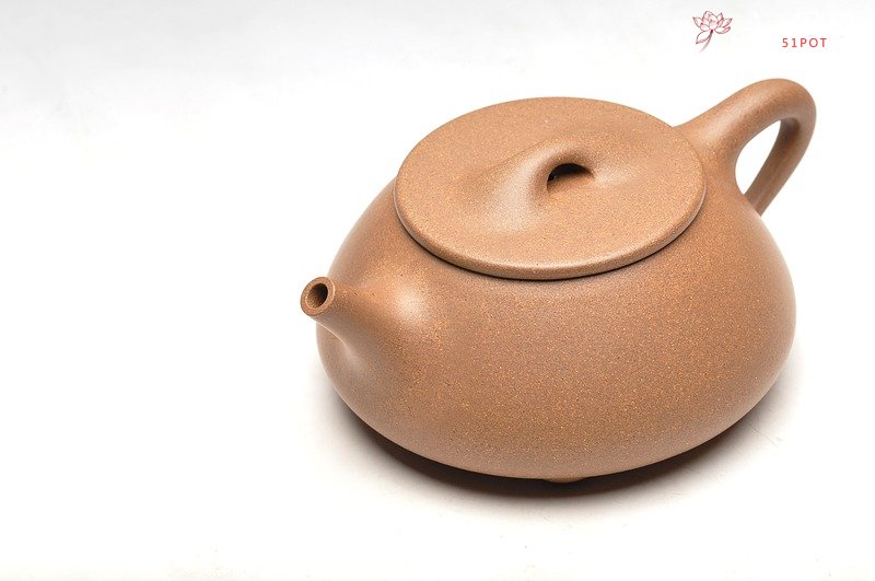 紫砂壶图片：实力性价比 老辣经典 全手中石瓢 - 美壶网