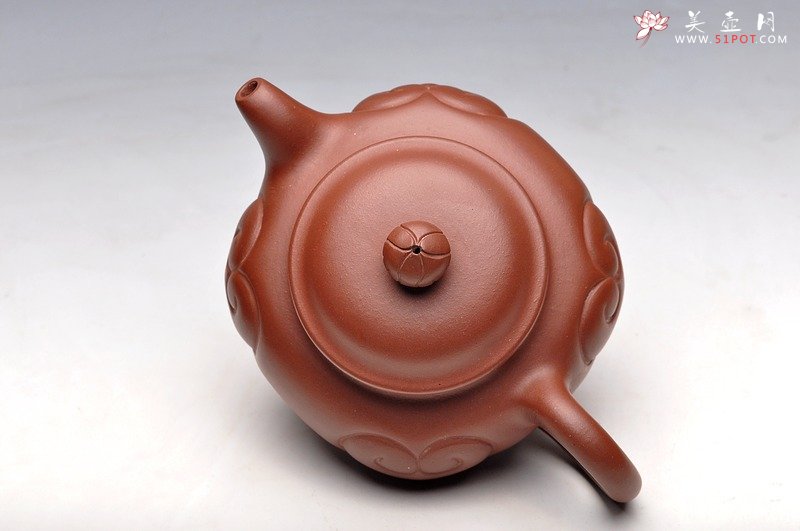 紫砂壶图片：浑方如意 实用筋纹器 如意炉 送礼佳品 - 美壶网