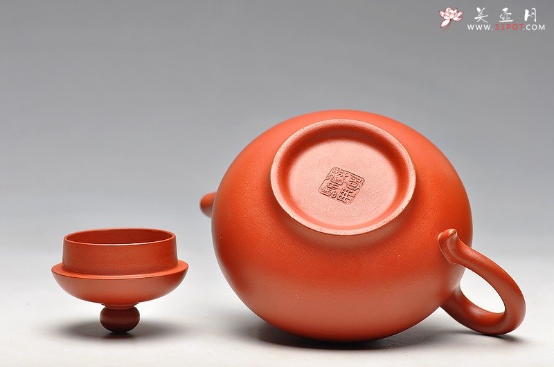 紫砂壶图片：红袍朱泥  华颖 实用精品 - 美壶网