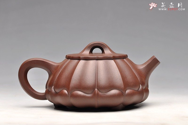 紫砂壶图片：骨肉分明  筋纹石瓢 肌肉男~ - 美壶网