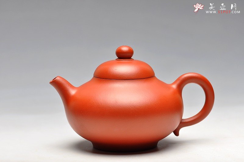 紫砂壶图片：红袍朱泥  华颖 实用精品 - 美壶网