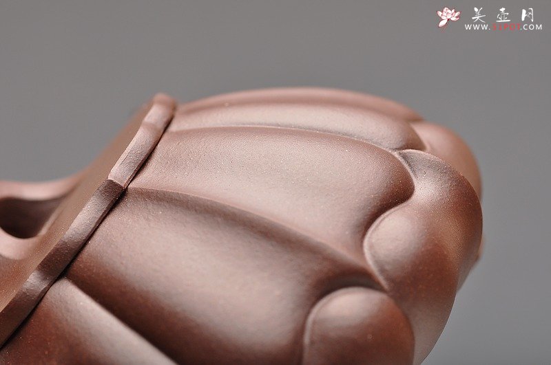 紫砂壶图片：骨肉分明  筋纹石瓢 肌肉男~ - 美壶网