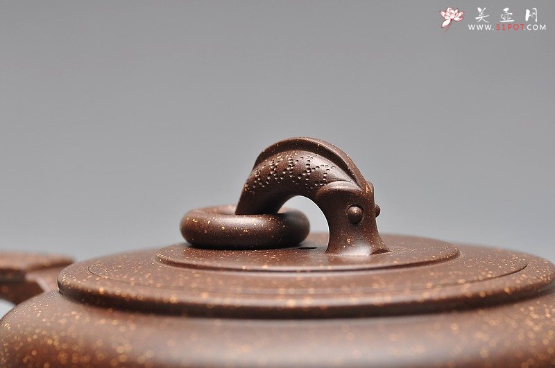 紫砂壶图片：紫玉金砂 集玉 精品 - 美壶网