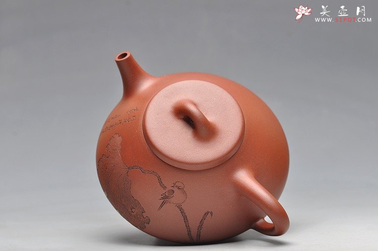 紫砂壶图片：峥峥其骨 味正耐品 挺拔俊雅 乃曲峰实力之作  全手子冶石瓢 - 美壶网