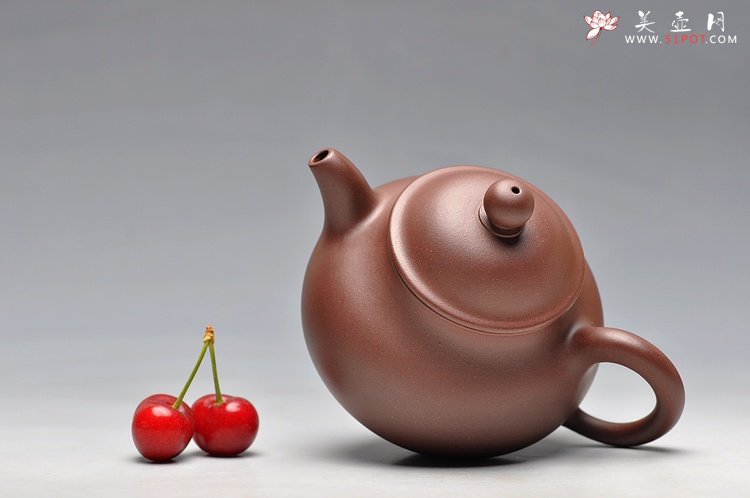 紫砂壶图片：丰润精致 厂料老拼紫 小潘壶 实用精品 - 美壶网