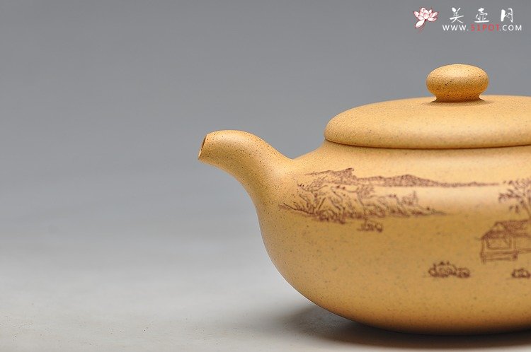 紫砂壶图片：淡雅得趣 实用佳品 鼓韵 - 美壶网