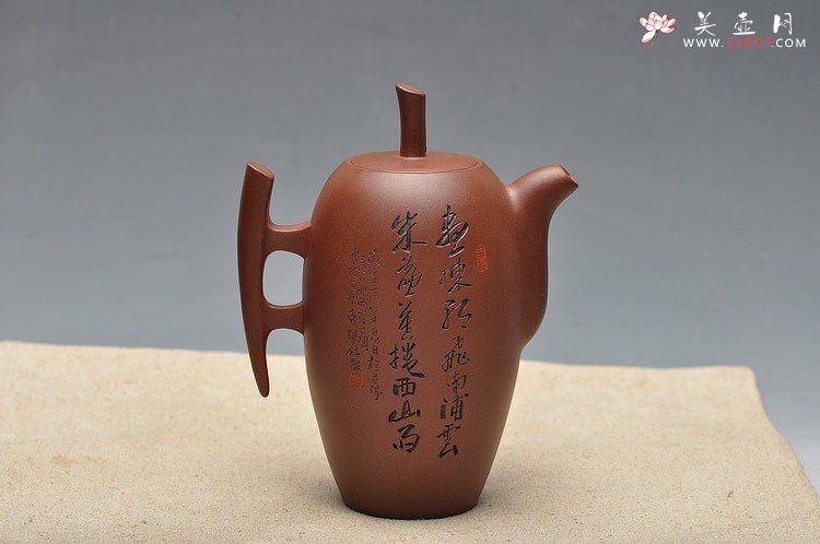 紫砂壶图片：一品当朝 精心之作高升 大千壶 送礼极品 - 美壶网