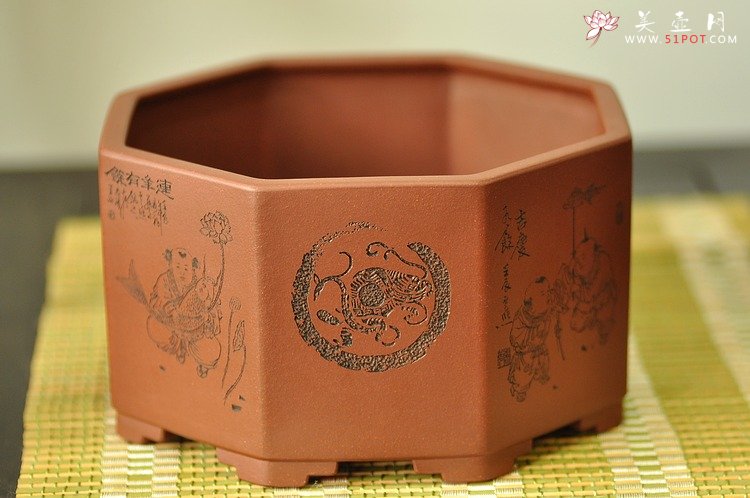 紫砂壶图片：八方水洗 收藏品 只供欣赏 - 美壶网