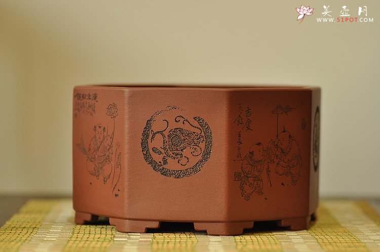 紫砂壶图片：八方水洗 收藏品 只供欣赏 - 美壶网