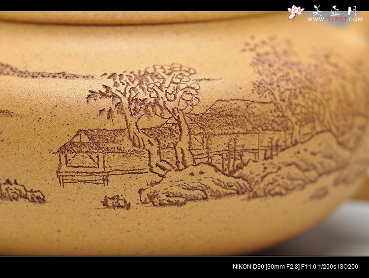 紫砂壶图片：淡雅得趣 实用佳品 鼓韵 - 美壶网