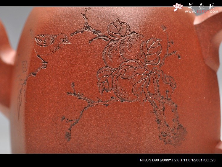 紫砂壶图片：浑厚古拙 方圆之妙 壶魂 高温烧制 - 美壶网