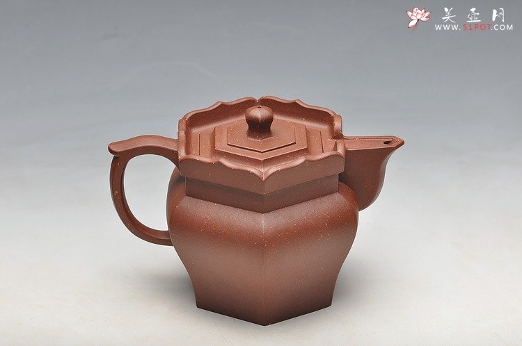 紫砂壶图片：许浒壬辰年力作 全手工僧帽 追慕顾风 细品 - 美壶网