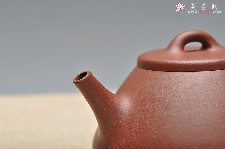 紫砂壶图片：石瓢主义 舒展文气 优质底槽青 全手子冶石瓢 - 美壶网