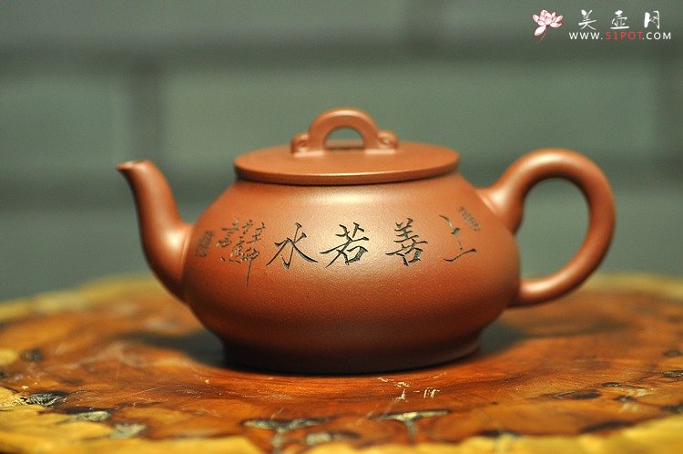 紫砂壶图片：线条流畅 别样风韵 玉桥 - 美壶网