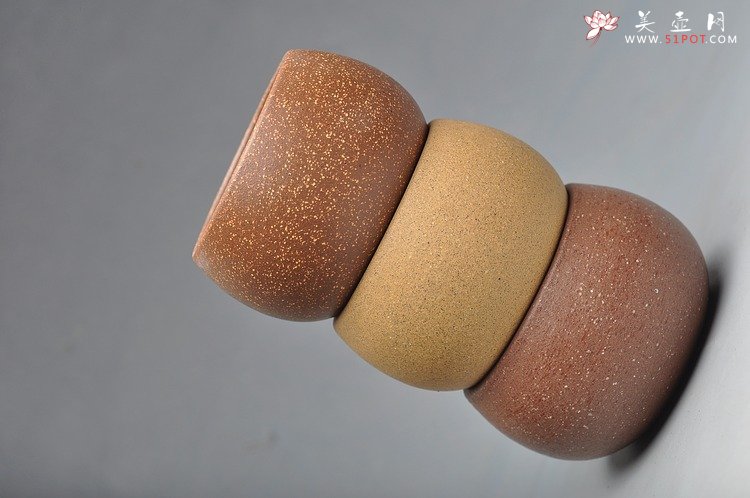 紫砂壶图片：优质朱泥调砂 芝麻段 最全 精品品茗杯 - 美壶网