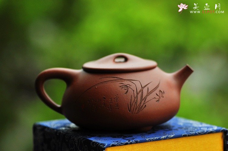 紫砂壶图片：张听刚装饰 精品全手满瓢 饱满大气 优质底料 - 美壶网