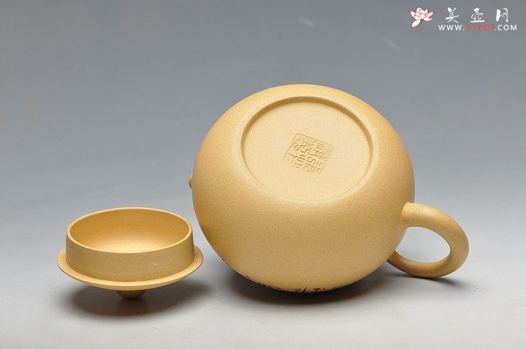 紫砂壶图片：本山绿 饱满可趣 经典西施 - 美壶网