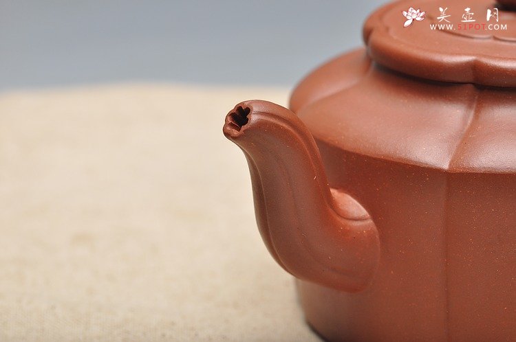 紫砂壶图片：经典筋囊器 何卫枫新作  精品梅花周盘 - 美壶网