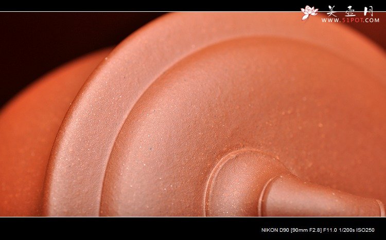 紫砂壶图片：精品竹节盖杯 好料，好工，好竹叶 - 美壶网