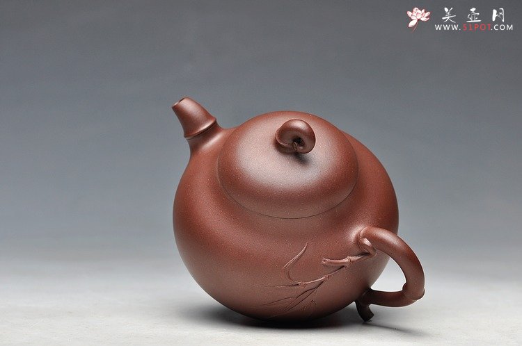 紫砂壶图片：原创作品  吉竹 灵巧清韵 线条流畅 - 美壶网