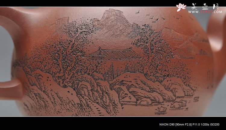 紫砂壶图片：六方一粒珠 - 美壶网