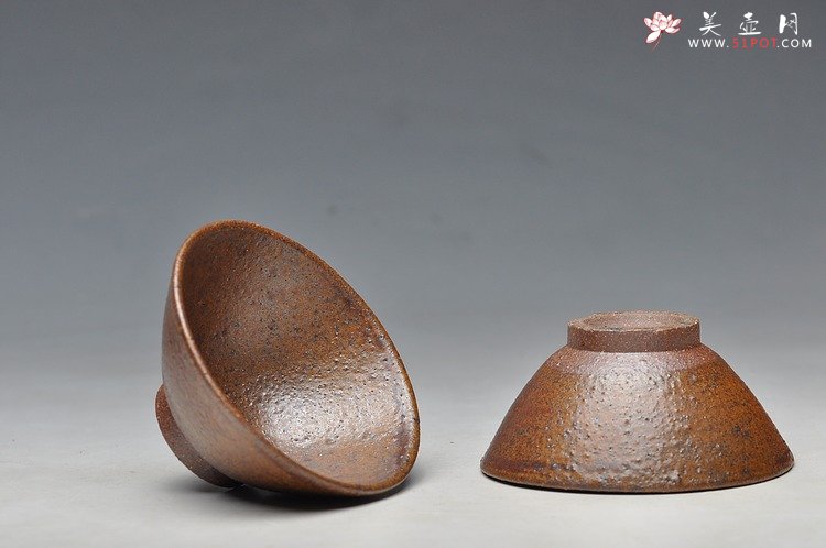 紫砂壶图片：古龙窑烧制斗笠杯 十一前的小礼物~~ - 美壶网