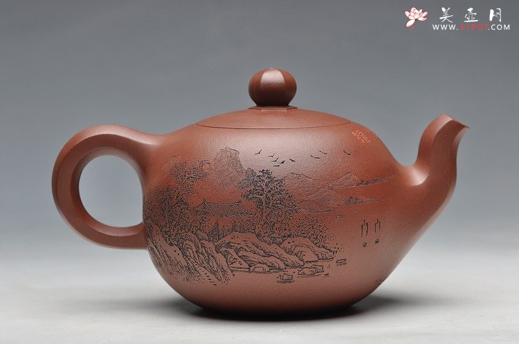 紫砂壶图片：六方一粒珠 - 美壶网