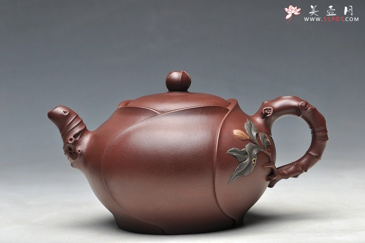 紫砂壶图片：全手精品  待放  - 美壶网