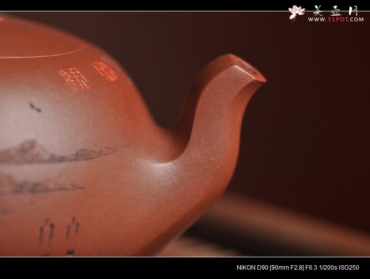 紫砂壶图片：六方一粒珠 - 美壶网