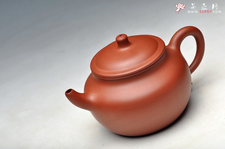 紫砂壶图片：曲峰最新作品 心灯 线条流畅 温润清雅 心思明亮如灯 - 美壶网