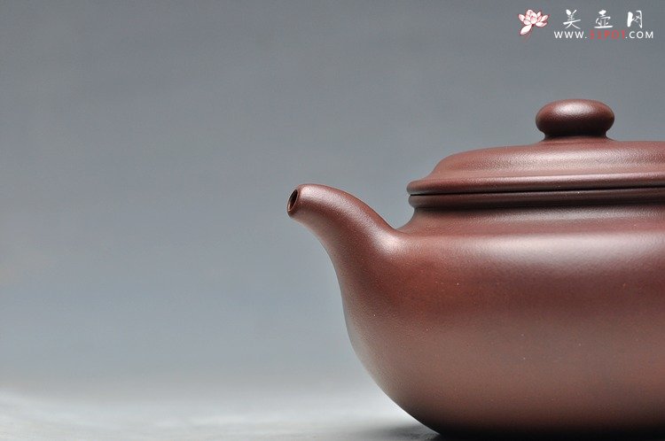 紫砂壶图片：意韵悠长  全手大亨仿古 - 美壶网
