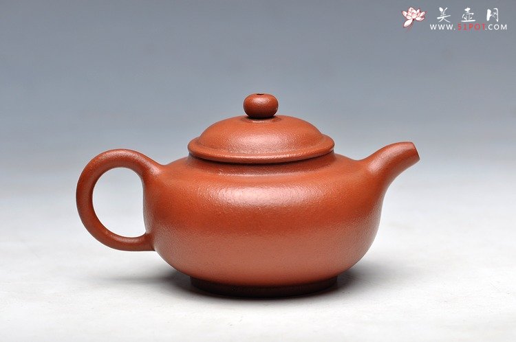 紫砂壶图片：90年代的全手小华颖 极品朱泥 高手之作 - 美壶网