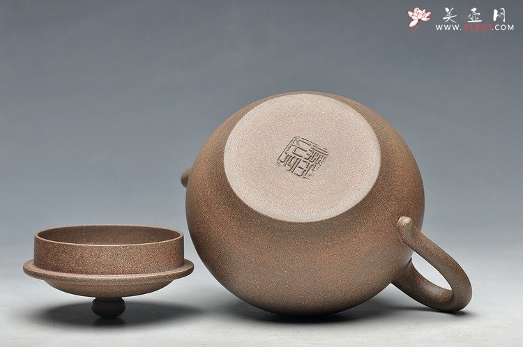 紫砂壶图片：拙朴古雅 传统耐品 杀茶利器 全手拙古 - 美壶网