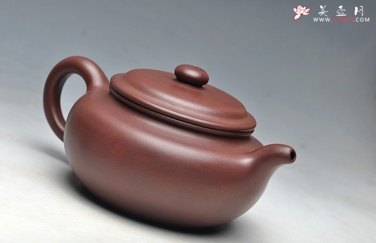紫砂壶图片：意韵悠长  全手大亨仿古 - 美壶网