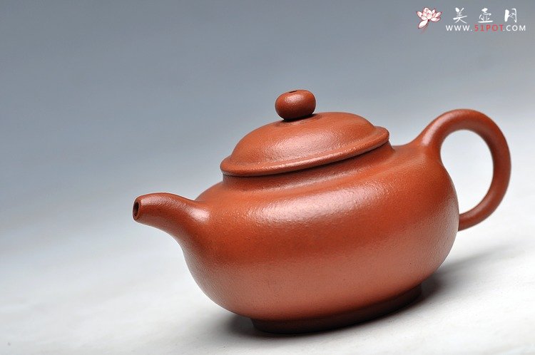 紫砂壶图片：90年代的全手小华颖 极品朱泥 高手之作 - 美壶网