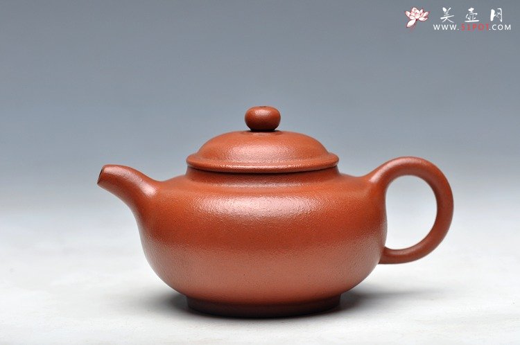 紫砂壶图片：90年代的全手小华颖 极品朱泥 高手之作 - 美壶网