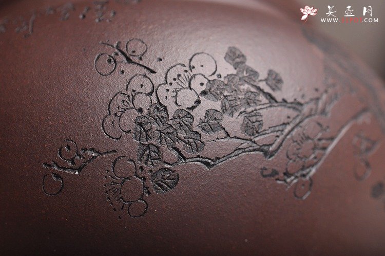 紫砂壶图片：岁月静好 白头偕老 精品老紫泥清水泥降坡泥一套小仿古 - 美壶网