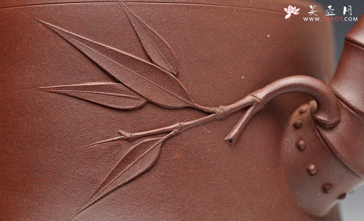 紫砂壶图片：方圆堂实力派 许嘉年 全手一段竹 - 美壶网