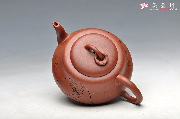 紫砂壶图片：造型简洁明快 线条流畅 极品老清水 葫芦 - 美壶网