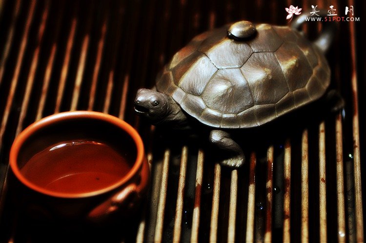 紫砂壶图片：‘名副其实’的龟寿茶  长寿哦o(∩_∩)o  - 美壶网