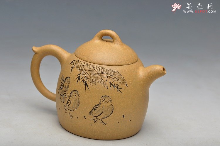 紫砂壶图片：精品好砂料 文气素雅  本山段 秦权  - 美壶网