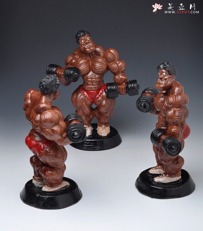 紫砂壶图片：肌肉男 早期为苏州劲与美定做 动感 - 美壶网