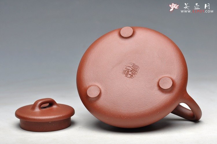 紫砂壶图片：摹古之作 耐品 全手心舟石瓢 - 美壶网